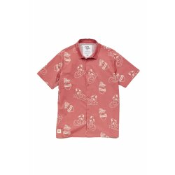 Globe Underground Holiday SS Shirt Hemd Red Smoke