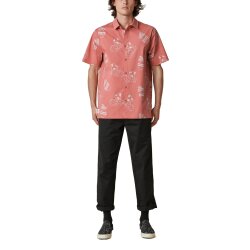Globe Underground Holiday SS Shirt Hemd Red Smoke