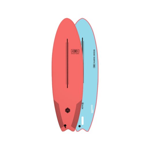 Ocean &amp; Earth Ezi Rider 66" Softboard Coral