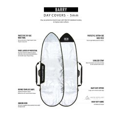 Ocean &amp; Earth Boardbag Barry Basic Fish Board Cover