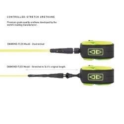 Ocean &amp; Earth Surfboard Leash REGULAR MOULDED LEASH 60"