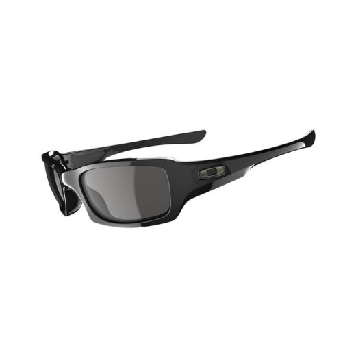 Oakley FIVES SQUARED Sonnenbrille Polished Black / Grey