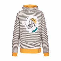 SchwerelosigKite Men Hood Sweat Seeb&auml;r Striped