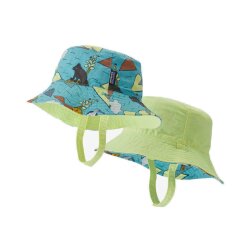 Patagonia Baby Sun Bucket Hat Volcano Dazed Small Iggy Blue