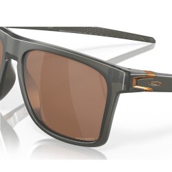 Oakley Leffingwell Sonnenbrille Matte Grey Smoke Prizm Tungsten