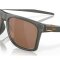 Oakley Leffingwell Sonnenbrille Matte Grey Smoke Prizm Tungsten