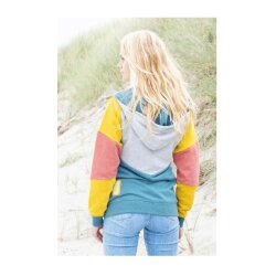 SchwerelosigKite Women Zip Hood Sweat Grey