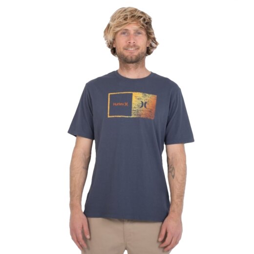 Hurley T-Shirt Halfer Gradient Tee Monsoon