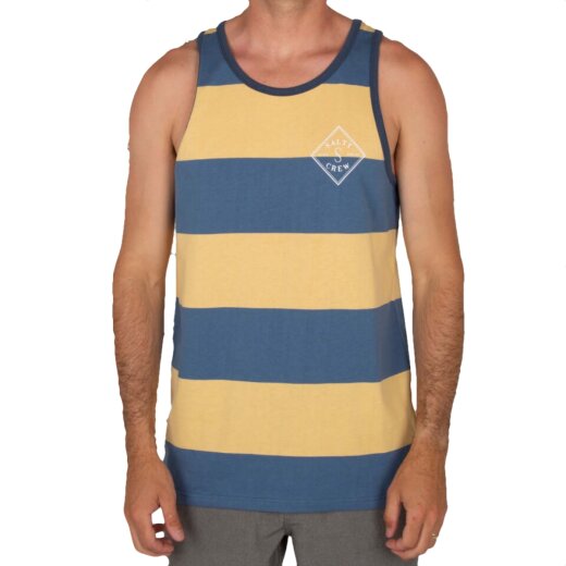Salty Crew Muscle Tank A-Frame Gold/Navy