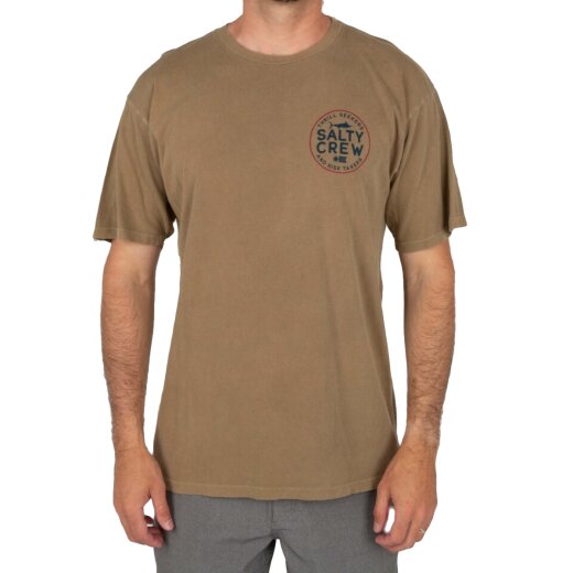 Salty Crew T-Shirt First Mate Premium S/S Camel