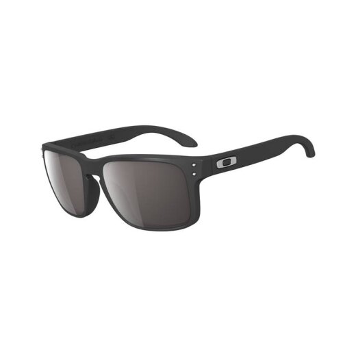 Oakley HOLBROOK Sonnenbrille Matte Black / Warm Grey