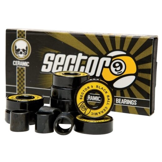 Sector 9 BLACK BALL CERAMIC SPEED Bearings (Satz)