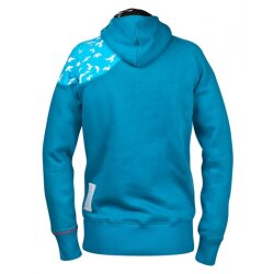 SchwerelosigKite unisex Hoodie WIND Petrol Blue