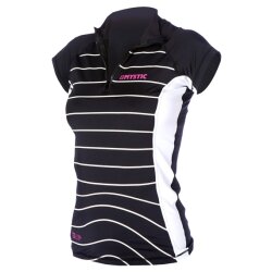 Mystic Rash Vest Shortarm DIVA Woman Black