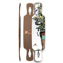 Fibretec Skateboards FREERIDE drop 1030 Longboard Deck