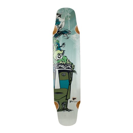 Fibretec Skateboards FREERIDE Top Mount 1040 Komplettboard